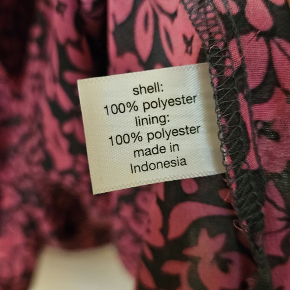 Lane Bryant 18/20 Semi-Sheer Pink Floral Scoop Neck Adjustable Strap Cami NWT - Picture 8 of 9